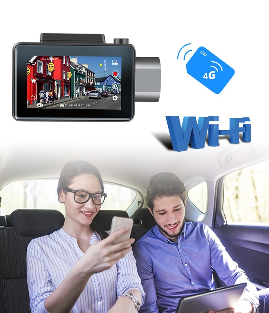 camera hành trình kết nối 4g wifi