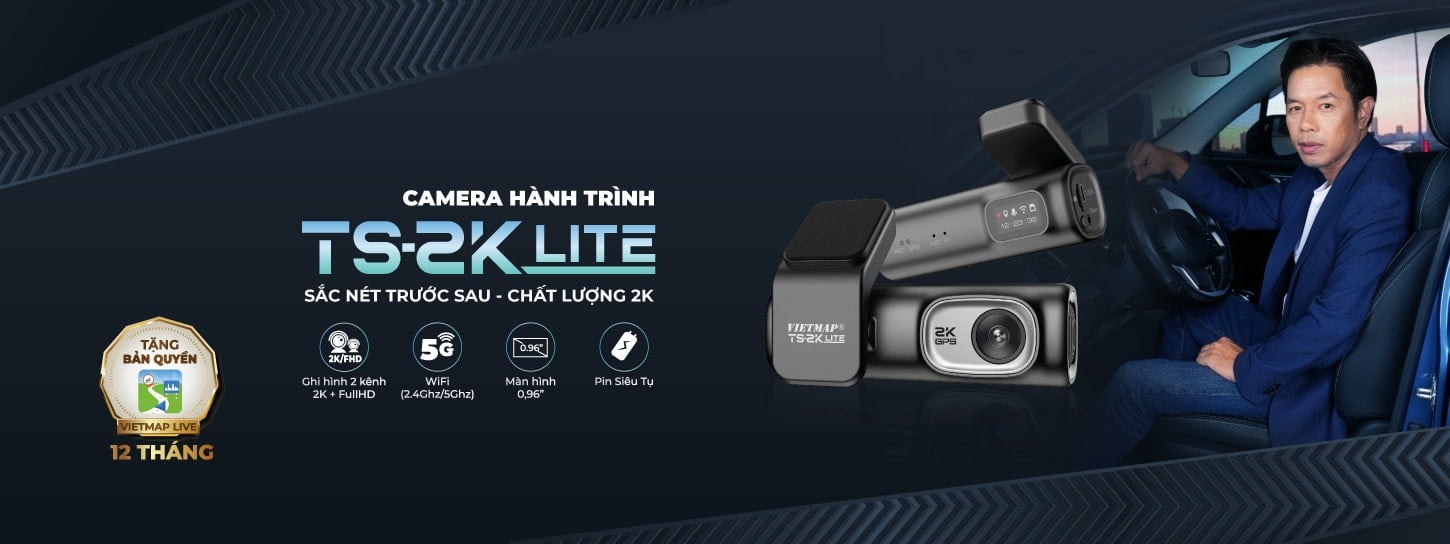camera hành trình vietmap ts 2k lite chính hãng