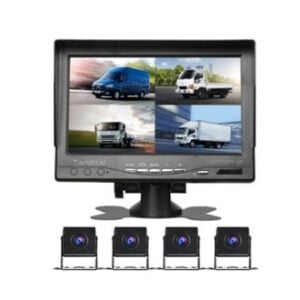 Camera hành trình xe tải GT8 màn hình 7inch kèm 4 mắt camera