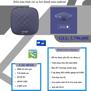 Android Box Carlinkit Tbox Plus QCM6125 Ram 8GB/128GB Chính Hãng