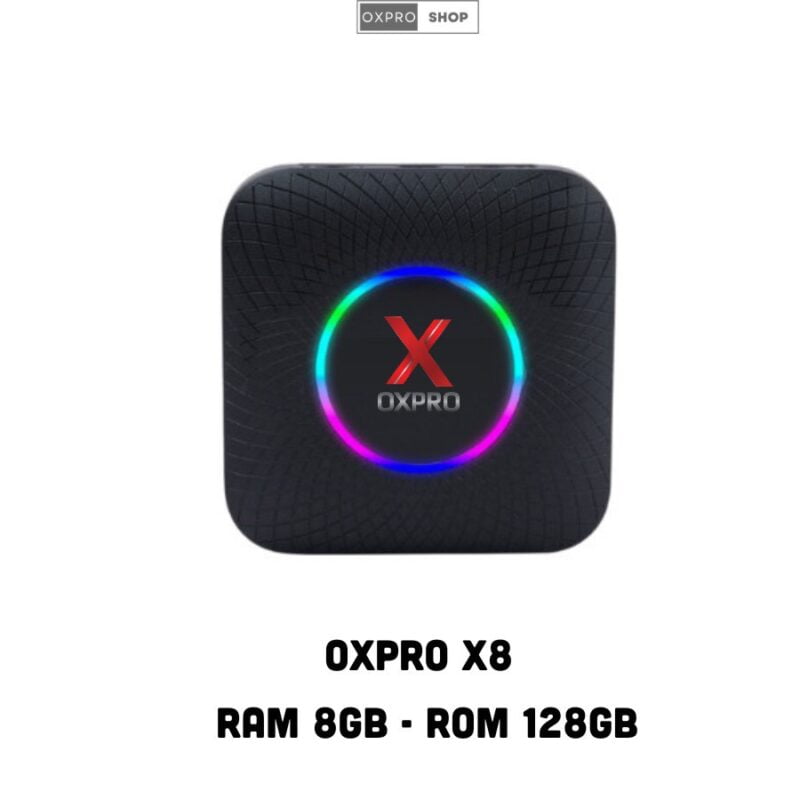 Android Box Ô Tô OXPRO X8 Chip QCM6225 - Ram 8GB/128GB Cao Cấp Nhất Hiện Nay.
