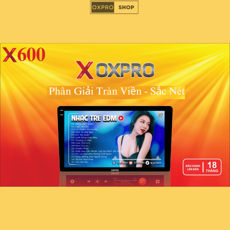 Màn Hình Android OXPRO X600 New
