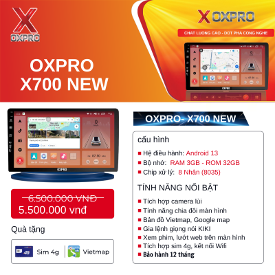 Màn Hình Android Oxpro X700