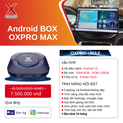 Android Box Ô Tô OXPRO MAX